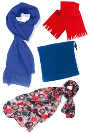 Sciarpe, scaldacollo e foulard promozionali da personalizzare - Gadget pubblicitari